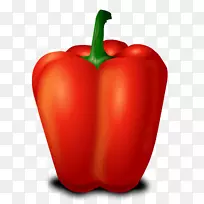 蔬菜水果食品剪贴画-红辣椒PNG图像