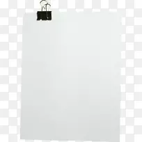 矩形白纸PNG图像