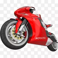 印度摩托车图标-红色摩托PNG形象摩托车PNG