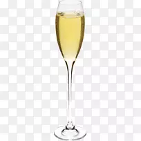 香槟杯起泡葡萄酒-玻璃PNG形象