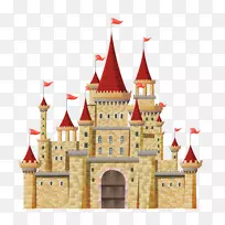 城堡剪贴画-透明城堡PNG剪贴画