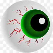 人眼光感虹膜-巨大眼球PNG剪贴画