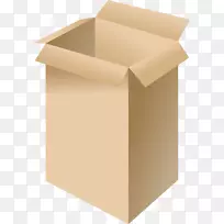 棕色角盒PNG