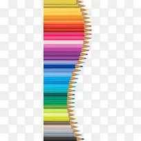 彩色铅笔画Prismacolor-铅笔装饰PNG剪贴画