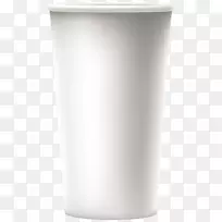 白花盆杯-咖啡杯PNG剪贴画形象