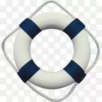救生圈船个人浮标装置救生圈PNG救生圈
