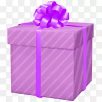 礼品盒剪贴画-粉红色礼品盒PNG剪贴画图片