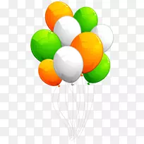 气球剪贴画-爱尔兰气球透明PNG图像