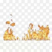 黄色火焰壁纸-火焰PNG