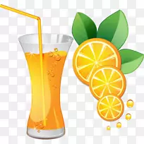 橙汁鸡尾酒橙汁饮料-橙汁PNG图像