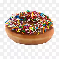 甜甜圈糖霜巧克力Krispy Kreme-甜甜圈PNG