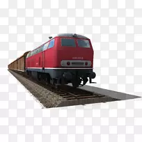 火车热铁路运输-PNG列车