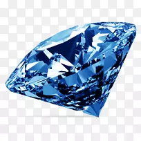 蓝色钻石颜色-蓝色钻石PNG图像