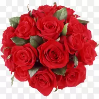 鲜花花束生日蛋糕礼物-红玫瑰花束