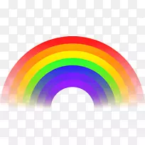 彩虹剪贴画-彩虹PNG图像