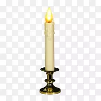 烛光剪贴画-教堂蜡烛PNG图像