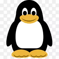 处理企鹅剪贴画-linux徽标png