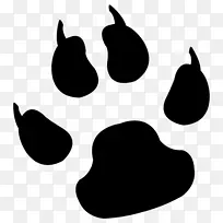 狗狮猫爪夹艺术-纹身PNG图像
