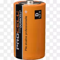 碱性电池Duracell d电池9伏电池png
