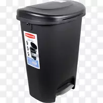 垃圾桶回收箱盖子罐头垃圾桶PNG