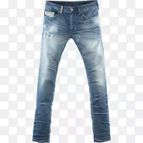 牛仔裤长裤牛仔-男式牛仔裤PNG形象