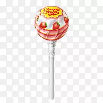 棒棒糖奶油Chupa Chups Ramune草莓-Chupa Chups PNG