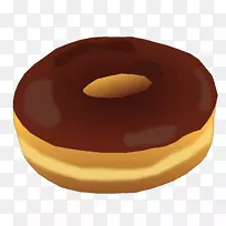 甜甜圈巧克力夹艺术-甜甜圈PNG