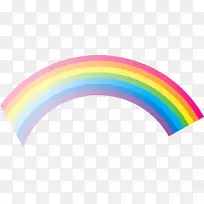 彩虹动画剪贴画-彩虹PNG图像