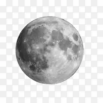 地球满月月相行星-月亮PNG