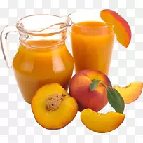果汁杜松子桃子罐头-桃PNG图像
