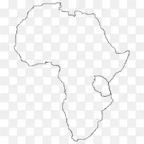 黑白角点图案-非洲剪贴画