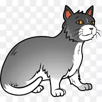 猫剪贴画-猫剪贴画