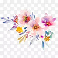 花卉设计-水墨画花卉创意