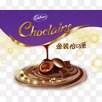 白巧克力棒热巧克力海报-伊科特·林巧克力