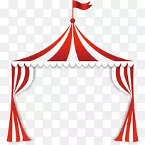 马戏团帐篷剪辑艺术-马戏团帐篷