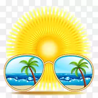 太阳镜摄影剪贴画.海洋太阳镜