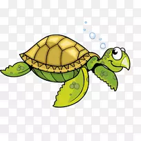 海龟卡通-泡泡龟卡通龟