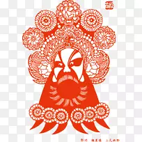 剪纸京剧-脸谱网