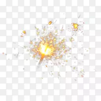 文字图形设计插图.火花