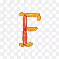 字母f.气球字母f