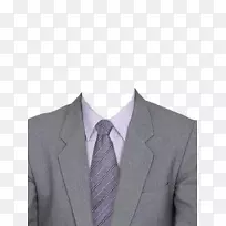 西服.灰色西服和灰色领带