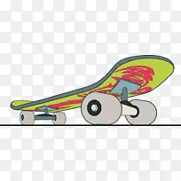滑板剪贴画-滑板