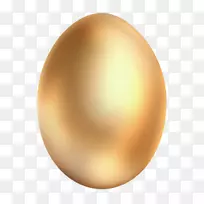 球形鸡蛋橙色电脑壁纸-金色鸡蛋