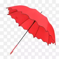雨伞红湾海风新娘伞