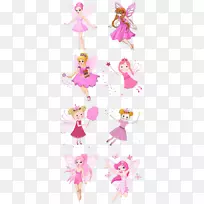 仙女卡通花仙女插图-花仙女