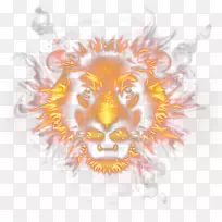 狮子火焰-火焰狮头