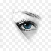 睫毛iphone x美女-蓝眼睛