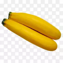 黄香蕉蔬菜南瓜海绵葫芦黄色西葫芦