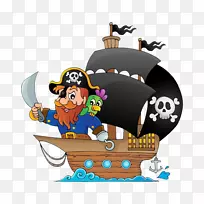 海盗画船插图-海盗材料