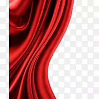 缎纹纺织丝红缎PNG透明图像